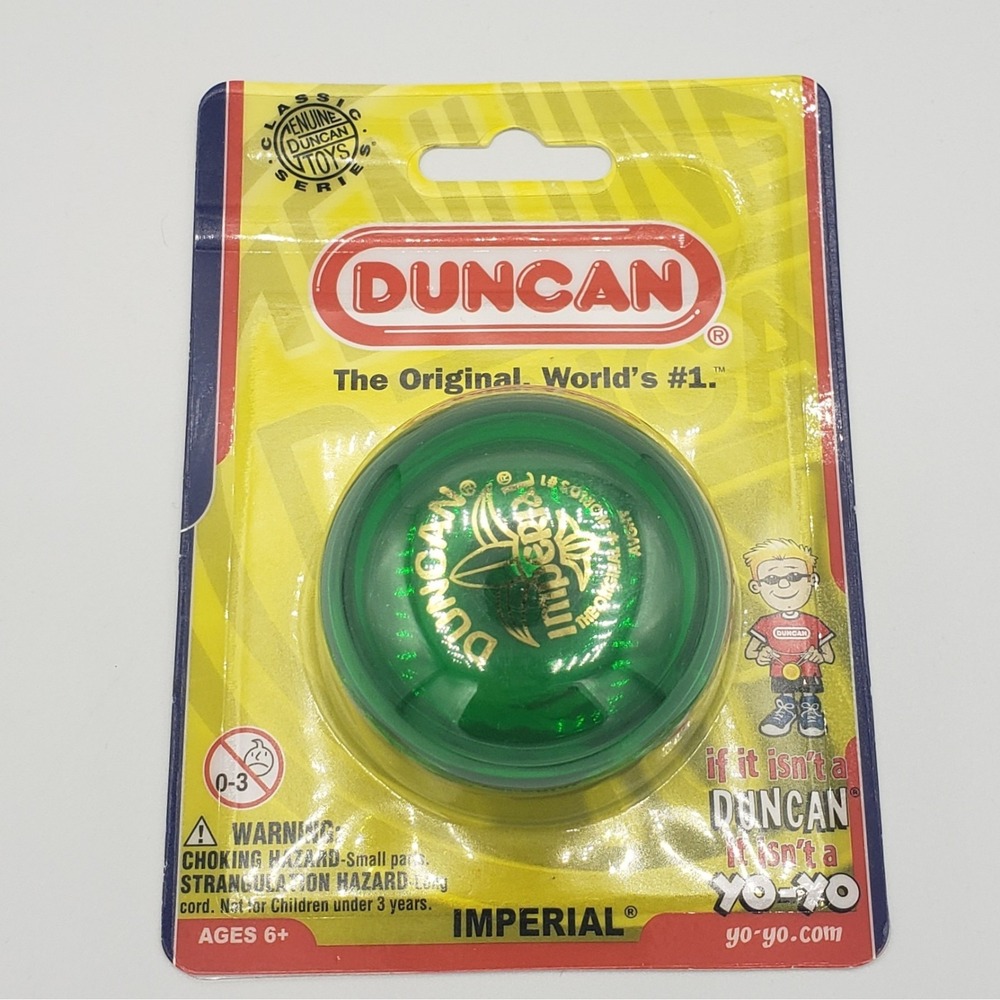 NIP The‎ Original Duncan Imperial Green See Thru Transparent YO-YO 3124IM